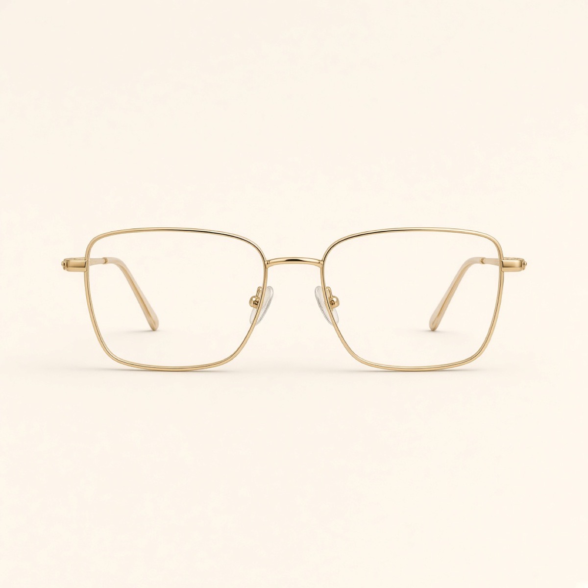 Geo Vision gold metal eyeglasses